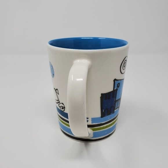 STARBUCKS COFFEE MUG BEVERAGE RETIRED MY JOURNEY BEGINS TODAY SCOOTER 2008 - Picture 5 of 8